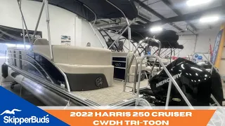 2022 Harris 250 Cruiser CWDH Tri-Toon Tour SkipperBud's