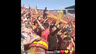 BARRA FURIA ROJA 🇪🇦 (UNION ESPAÑOLA) EN LA FINAL DE LA COPA CHILE 2022 EN RANCAGUA