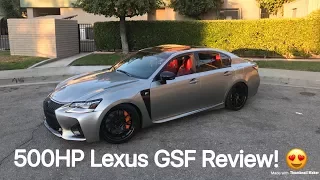 500hp Lexus GSF Review!