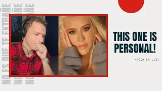 REACTION to No Es Que Te Extrañe - Christina Aguilera MV