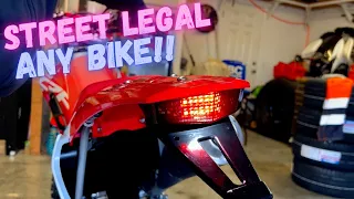 Street legal any dirtbike #crf250f #crf #streetlegal