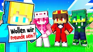 Wie ich meine FREUNDE GETROFFEN habe in Minecraft!