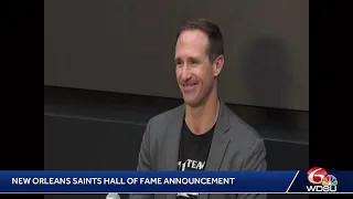 New Orleans Saints Hall of Fame announcement