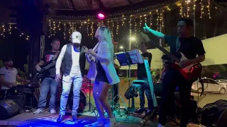 Banda 5°Dimensão de Santarém Pa no bar mascote stm na orla de Santarém