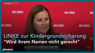 Die Linke: Pressekonferenz mit Janine Wissler am 28.08.23