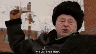 Zhirinovsky's Infamous Russian Election Donkey Video. !!!Now with English Subtitles!!