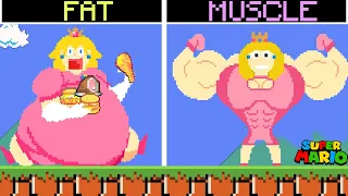 Mario Bros: Fat Peach Super Sized Maze Fight Browser, Evolution of Fat Peach | Ks Mario