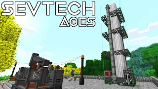 RIESIGER Öl Destillierturm! - Minecraft SevTech Ages #49