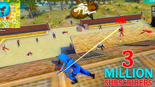 3 MILLION SUBSCRIBERS SPECIAL | SOLO VS SQUAD FULL GAMEPLAY | MUST WATCH GARENA FREE FIRE