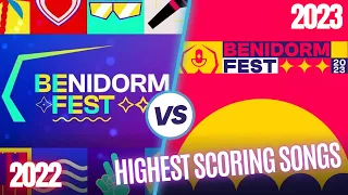 🇪🇦 Top BENIDORM FEST 2022 & 2023 Songs With More Points 🇪🇦 Spain Eurovision 2023 Eurovision 2022