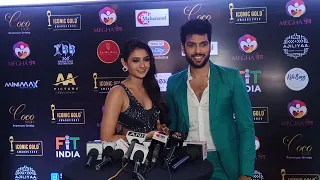 Shivangi Khedkar & Sai Ketan Rao At Iconic Gold Awards 2022