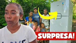 LILIANE NÃO ACREDITA NA SURPRESA E SE EMOCIONA! GELADEIRA NOVA🎊❤️