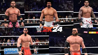 WWE 2K24: COMMUNITY CREATIONS: John Morrison, Carlito, The Ascension, Zilla Fatu