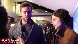 Interview: Armie Hammer and Timothée Chalamet in Paris for Call Me By Your Name