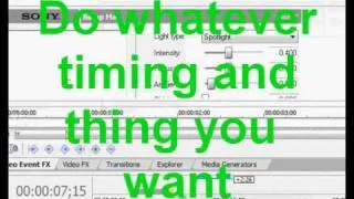Sony Vegas Tutorial - How To Get A Cool Spotlight :)