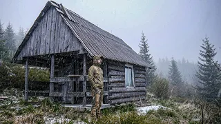 Górska wędrówka solo i mroźna noc w chacie