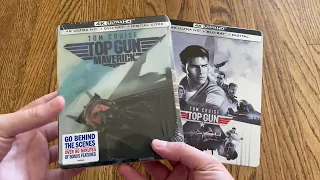 Top Gun Maverick Lenticular Magnetic Steelbook Unboxing [Walmart Exclusive] + Top Gun Comparison