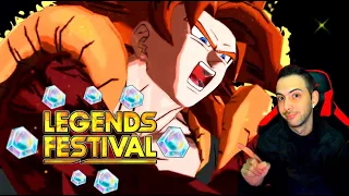 ¡TODOS LOS CRISTALES QUE PODEMOS OBTENER EN EL LEGENDS FESTIVAL! DRAGON BALL LEGENDS