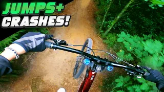 I FINALLY DONE HAPPY ENDING AT ROGATE BIKE PARK (CRASHES INVOLVED)