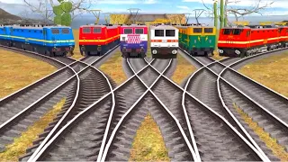 【踏切アニメ】あぶない電車 空中 6 TRAIN Crossing 🚦 Fumikiri 3D Railroad Crossing Animation #3