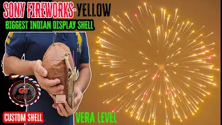 Biggest Sky Shot In India| Sony Fireworks YELLOW| Biggest Display Shell from Sony Fireworks