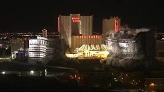 Controlled Implosion Flattens Las Vegas Casino