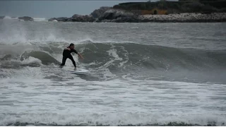 Surfing Hermine at Ruggles