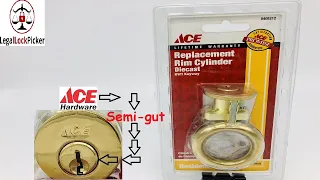 [097] ACE Rim Cylinder KW1 Keyway picked