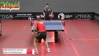 Table Tennis Challenger Series 2018 - Aleksandar Karakasevic Vs Chtchetinie Evgueni -