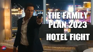 The Family Plan 2023 Clip | hotel fight in family plan