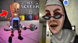 Ice Scream 5 Friends Adventure VS Evil Nun Maze: Endless Escape