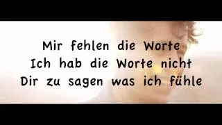 Tim Bendzko - Wenn Worte Meine Sprache Wären (Lyrics On Screen) [HD&HQ]