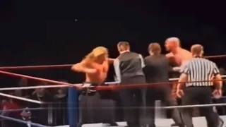 HHH Destroys A Fan That Attacks Stone Cold Steve Austin During A Match