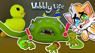 El Monstruo Radioactivo Controla a Gatito 😱🧠😈!! (Ayuda por favorrr 😭) - Wobbly Life #10