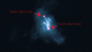 Two Crashing Supermassive Black Holes Captured in Galaxy Collision