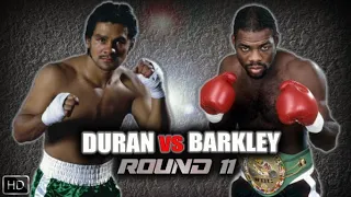 THAT ROUND | ROBERTO DURAN vs. IRAN BARKLEY | ROUND 11 (1989) HD, (BARKLEY IN BIG TROUBLE)