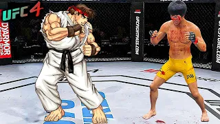 Ryu | Street Fighter vs. Bruce Lee (EA sports UFC 4) - rematch