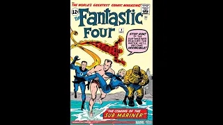 Fantastic Four #4 (First Appearance of Namor in the Silver Age) - Marvel Comics