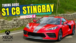 FORZA HORIZON 4 - 2020 CHEVROLET C8 CORVETTE STINGRAY - S1 Tuning Guide (FORZA HORIZON 5 Starter)