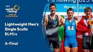 2023 World Rowing Under 23 Championships - Lightweight Men's Single Sculls - A-Final