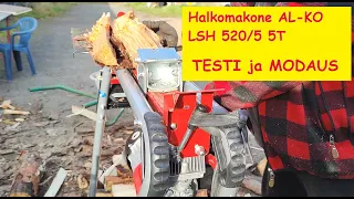 Halkomakone AL-KO LSH 520/5 5T - Testi ja Modaus