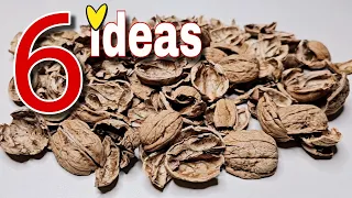 6 Wonderful and Cute Ideas Made with Walnut Shells ♻️ Recycling Ideas 🥰