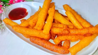 Crispy Potato Cheese Sticks /Only 4 Ingredient /Evening Breakfast Recipe