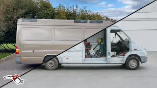 DIY paint and rebuild start to finish | CAMPER CONVERSION | Mercedes Sprinter Van