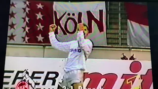 1.FC Köln Fortuna Düsseldorf 4:1 9.11.1991 91/92 letztes Heimspiel + Tore Maurice Banach