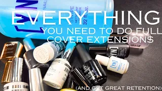 EVERYTHING You Need To Do Full Cover Extensions and (Get Great Retention)|The Cure by Kalisa