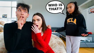 Cheating In Front Of My Little Sister To See If She Tells My Girlfriend!