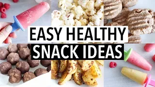 10 EASY HEALTHY SNACK IDEAS (You NEED to try! Low Cal, Healthy, Yum!)