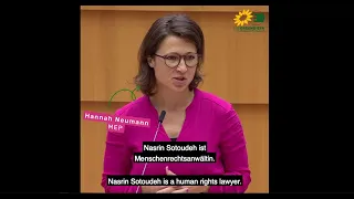 My speech on Nasrin Sotoudeh and the situation in Iran