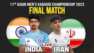 India vs Iran - Final Match Highlights |Asian Kabaddi Championship 2023 | Busan , South Korea